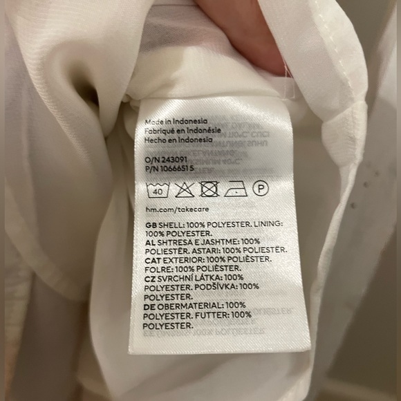 H&M Beige Long V-Neck Dress - Picture 5 of 6